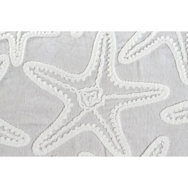 Cushion Home ESPRIT White Beige Mediterranean Starfish 60 x 10 x 35 cm