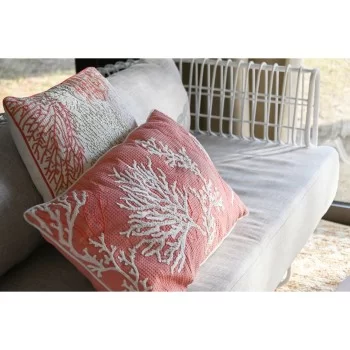 Cushion Home ESPRIT White Coral Mediterranean 60 x 10 x... 2