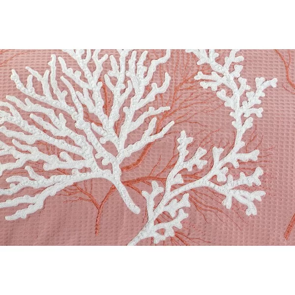 Cushion Home ESPRIT White Coral Mediterranean 60 x 10 x 35 cm