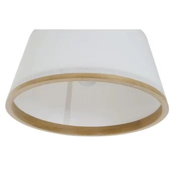 Ceiling Light DKD Home Decor White Brown Natural Bamboo... 2