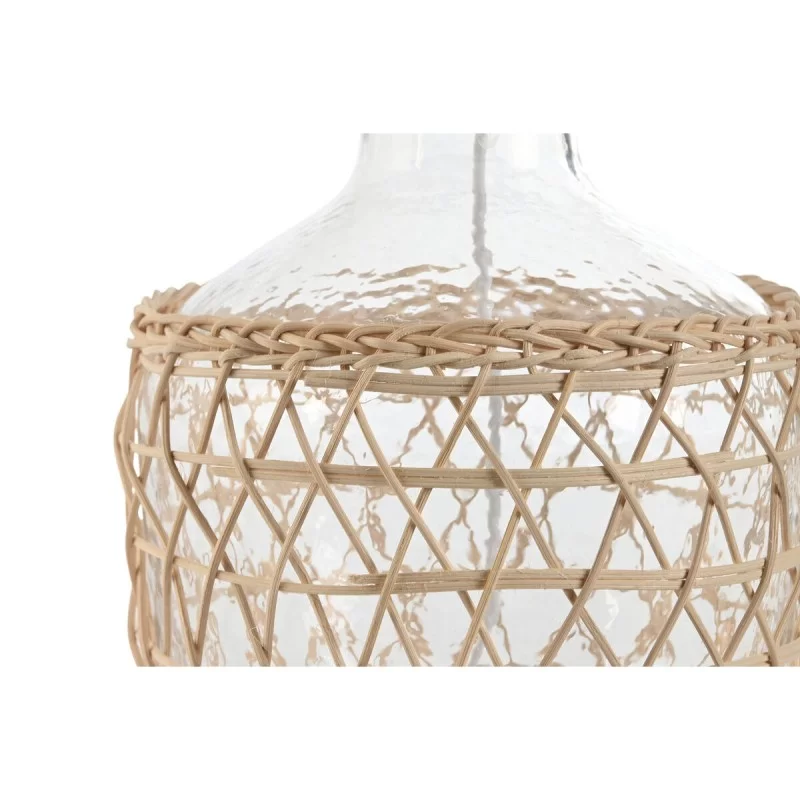 Desk lamp Home ESPRIT White Brown Crystal Rope...