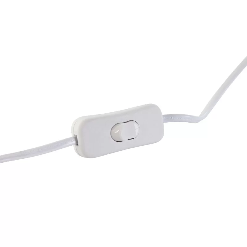 Desk lamp Home ESPRIT White Brown Crystal Rope...