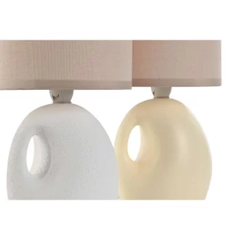 Desk lamp Home ESPRIT White Cream Dolomite 220 W 40 V 14... 2