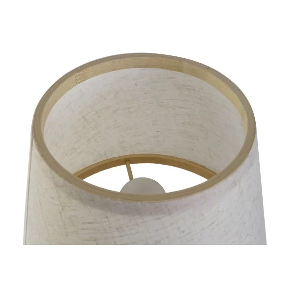 Desk lamp DKD Home Decor Brown Natural Bamboo 50 W 220 V 24 x 24 x 34 cm