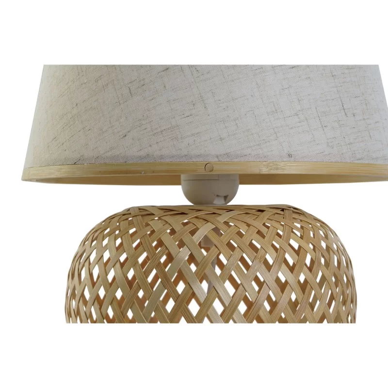 Desk lamp DKD Home Decor Brown Natural Bamboo...