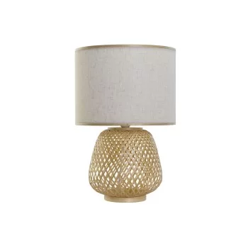 Desk lamp DKD Home Decor Brown Natural Bamboo 50 W 220 V...