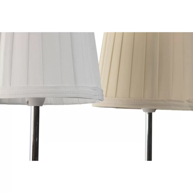 Desk lamp Home ESPRIT White Beige Metal...