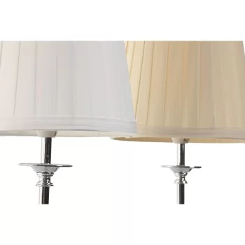 Desk lamp Home ESPRIT White Beige Metal Porcelain 25 W... 2