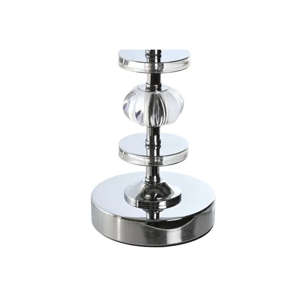 Desk lamp Home ESPRIT White Beige Metallic Metal 25 W 220 V 20 x 20 x 43 cm (2 Units)