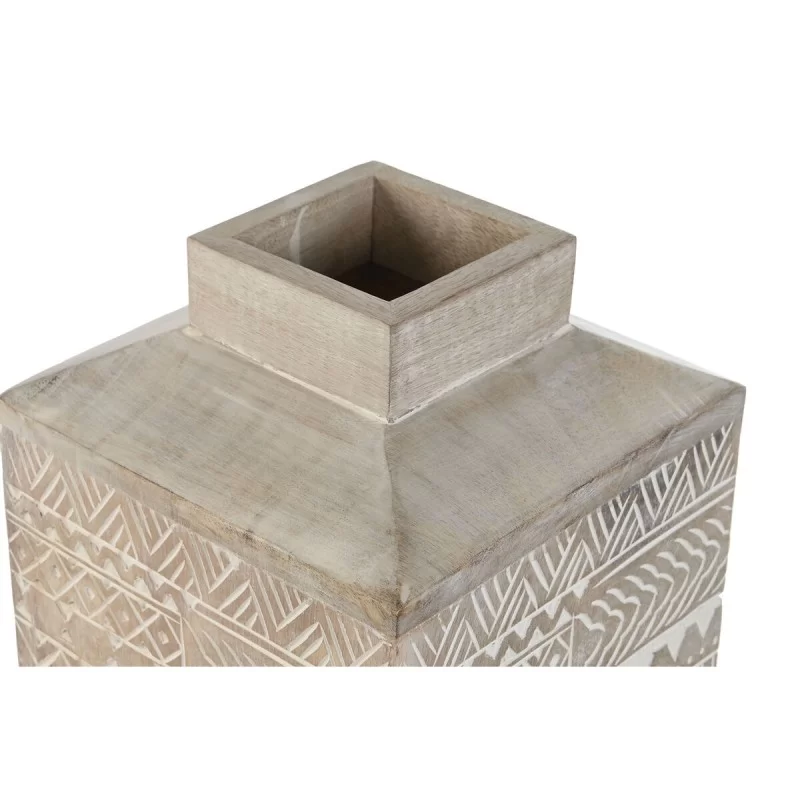 Vase Home ESPRIT White Natural Mango wood...