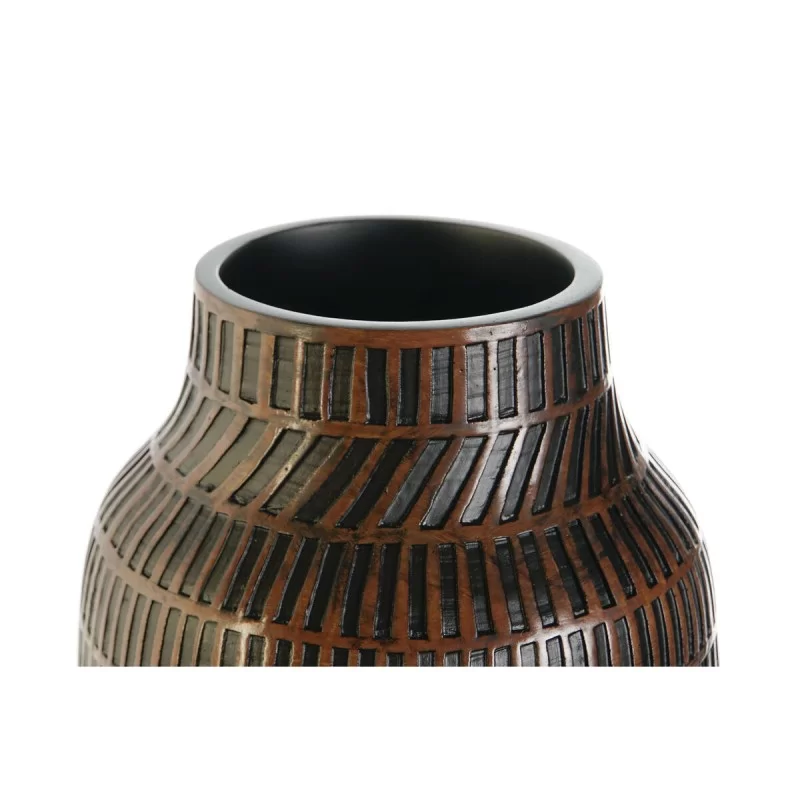 Vase Home ESPRIT Brown Black Resin Colonial 20...