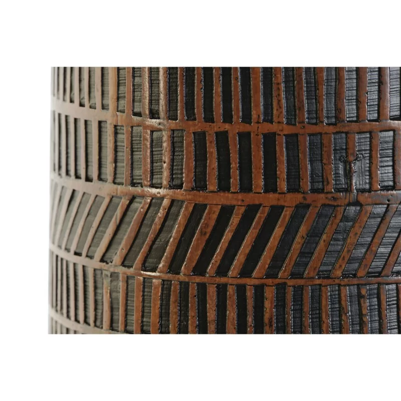 Vase Home ESPRIT Brown Black Resin Colonial 20...