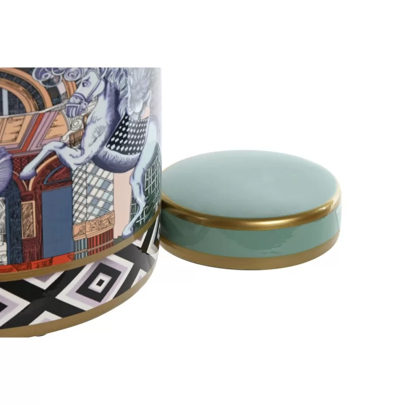 Vase Home ESPRIT Multicolour Porcelain 21 x 21...