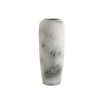 Vase Home ESPRIT White Black Ceramic Aged finish 20 x 20...