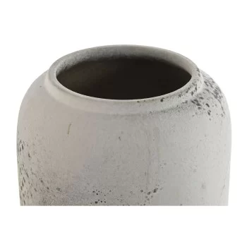 Vase Home ESPRIT White Black Ceramic Aged finish 20 x 20... 2