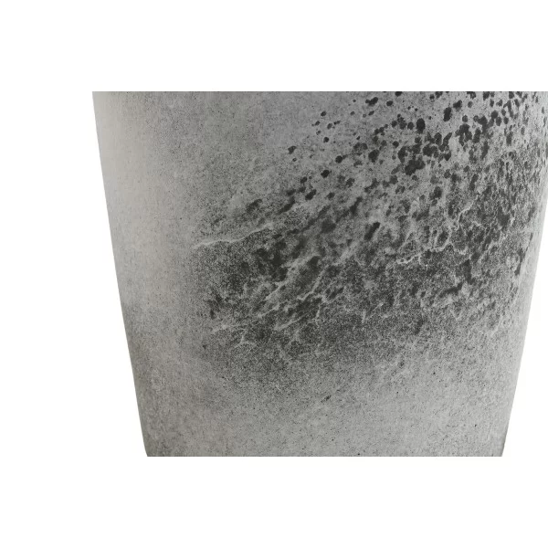 Vase Home ESPRIT White Black Ceramic Aged finish 20 x 20 x 51 cm