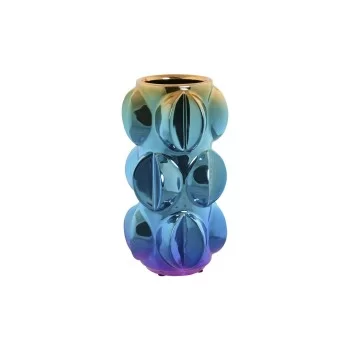 Vase Home ESPRIT Multicolour Stoneware Modern 12 x 12 x...