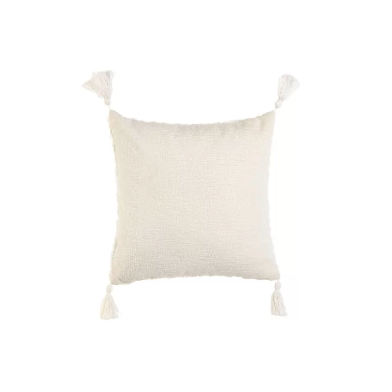 Cushion Home ESPRIT White Tassels Boho 45 x 15...