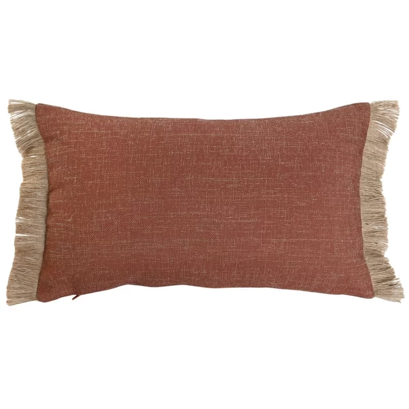 Cushion Home ESPRIT Terracotta Fringe Tropical 50 x 15 x 30 cm
