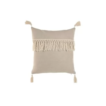 Cushion Home ESPRIT Beige 45 x 15 x 45 cm