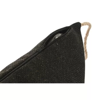 Cushion Home ESPRIT Black 45 x 15 x 45 cm 2