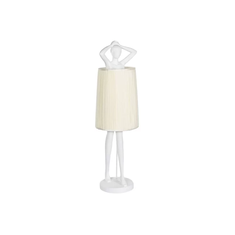 Floor Lamp Home ESPRIT White Resin 50 W 220 V...