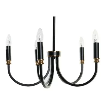 Ceiling Light DKD Home Decor Black Metal 25W 220 V Golden...