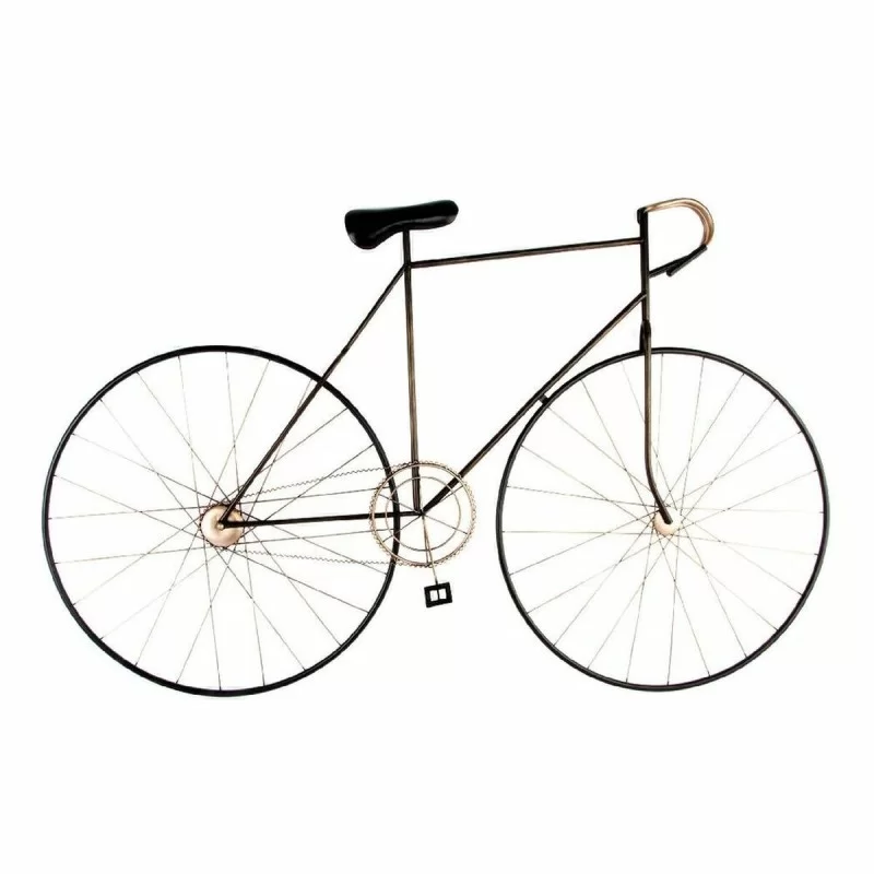 Wall Decoration DKD Home Decor Black Multicolour Golden Bicycle Vintage 150 x 6 x 95 cm (2 Units)