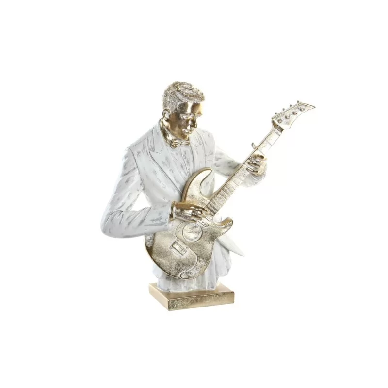 Decorative Figure DKD Home Decor 45 x 29 x 50 cm Golden White Music