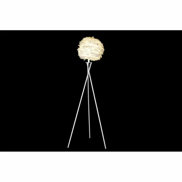 Floor Lamp DKD Home Decor Metal White Feather (40 x 40 x 150 cm)