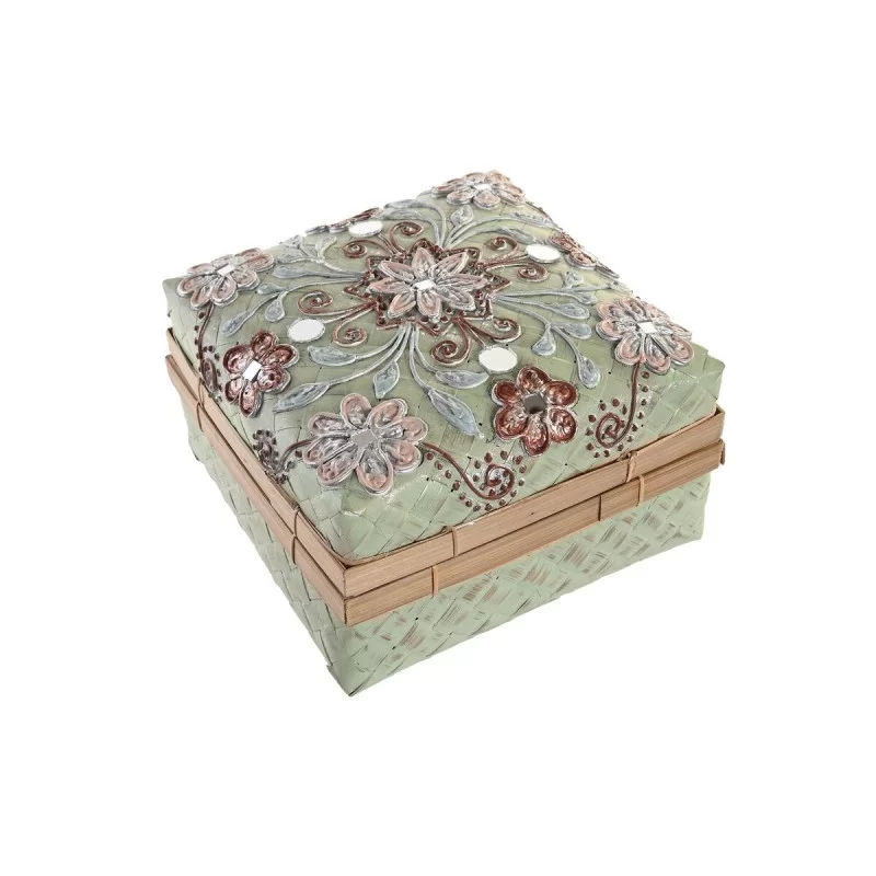 Basket set DKD Home Decor Multicolour Bamboo...