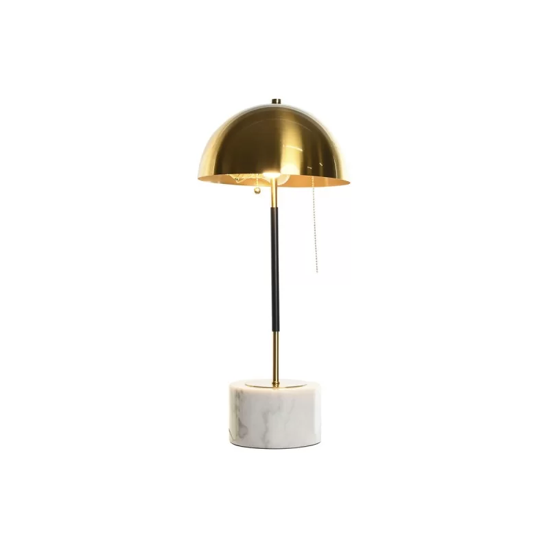 Desk lamp DKD Home Decor Black Golden Metal...