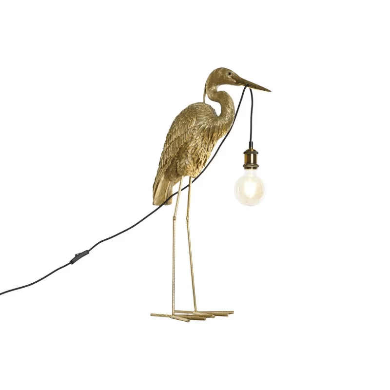 Floor Lamp Home ESPRIT Golden Metal Resin 50 W...