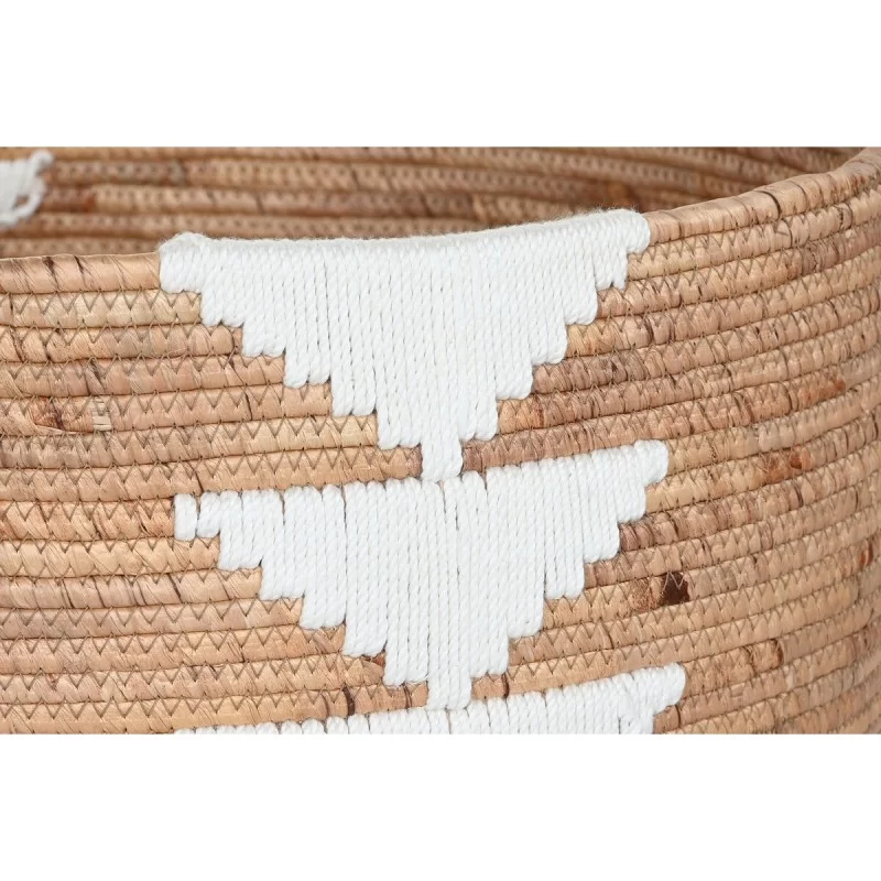 Basket set DKD Home Decor White Natural Rope...