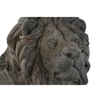 Decorative Figure Home ESPRIT Grey Lion 80 x 36 x 39 cm 2
