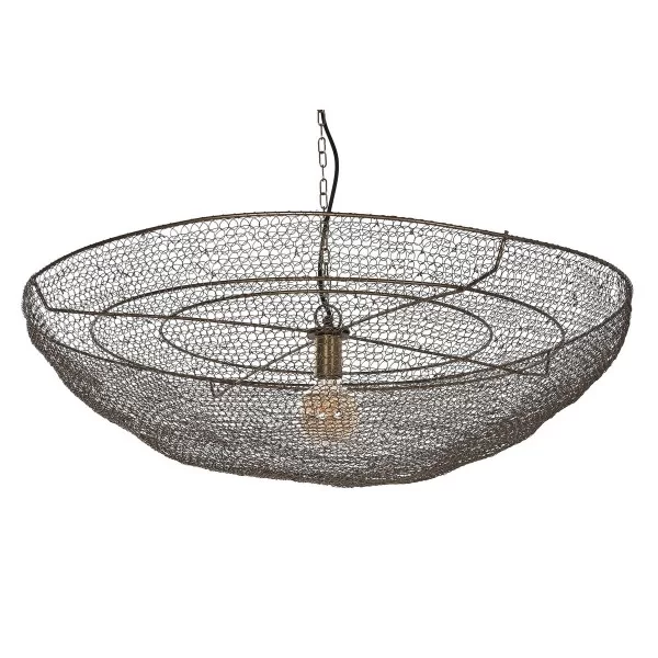 Ceiling Light Home ESPRIT Copper Metal Iron 50 W 90 x 90 x 20 cm