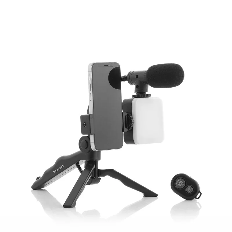 Vlogging Kit with Light, Microphone and Remote...