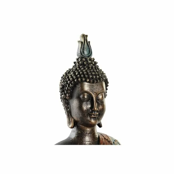 Decorative Figure DKD Home Decor 29 x 20 x 45,5 cm Buddha Turquoise Oriental