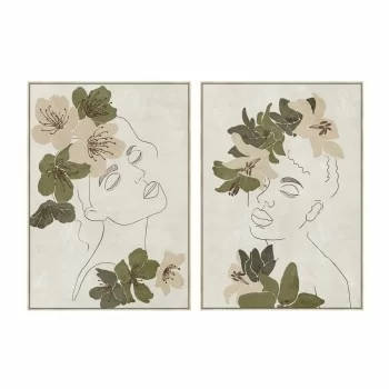 Painting DKD Home Decor Lady 100 x 4 x 140 cm Urban (2...