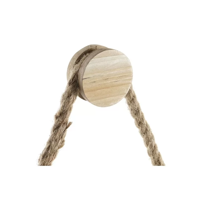 Wall Clock DKD Home Decor 40 x 4,5 x 55 cm Rope...