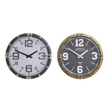 Wall Clock DKD Home Decor 40,5 x 10 x 40,5 cm Crystal...