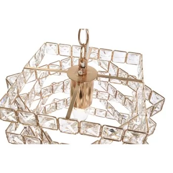Ceiling Light Home ESPRIT Transparent Golden Metal... 2