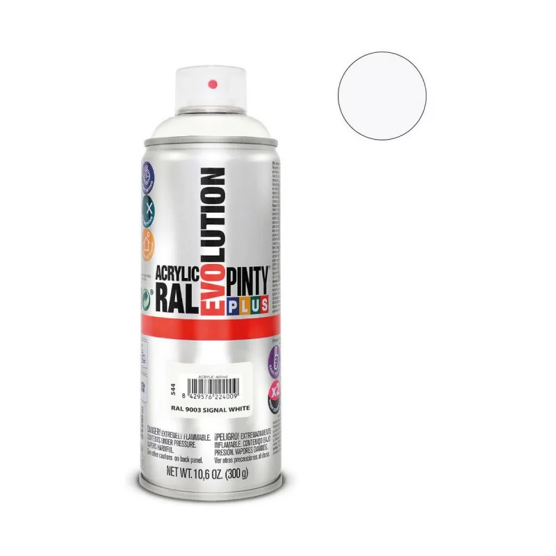 Spray paint Pintyplus Evolution RAL 9003 400 ml...