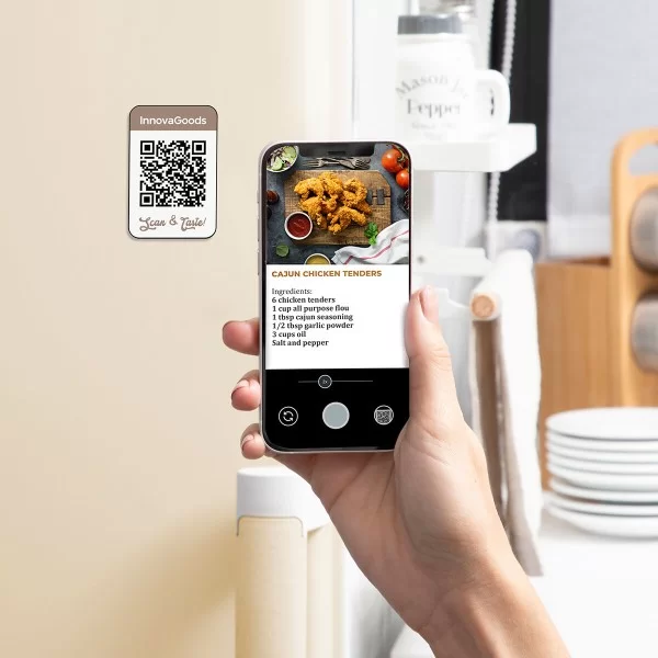 No-Oil Fryer InnovaGoods Vynner Pro 6500 Stainless steel Cream 1700 W 6,5 L