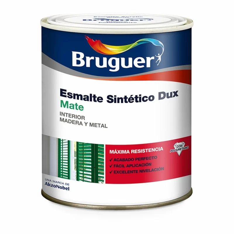 Synthetic enamel paint Bruguer Dux 250 ml White...