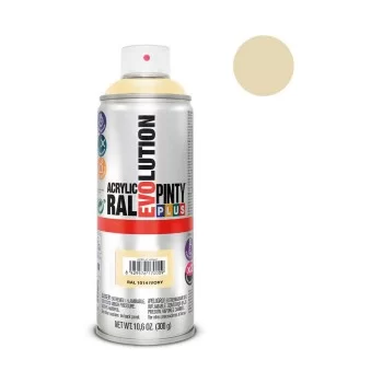 Spray paint Pintyplus Evolution RAL 1014 400 ml Ivory 2