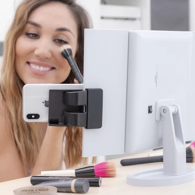 Multi-position Mobile Phone Holder with Clamp...