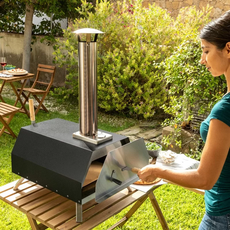 Pellet Pizza Oven with Accessories Pizzahven...