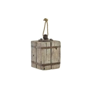 Door stop DKD Home Decor Jute Wood Metal Aluminium 14 x...