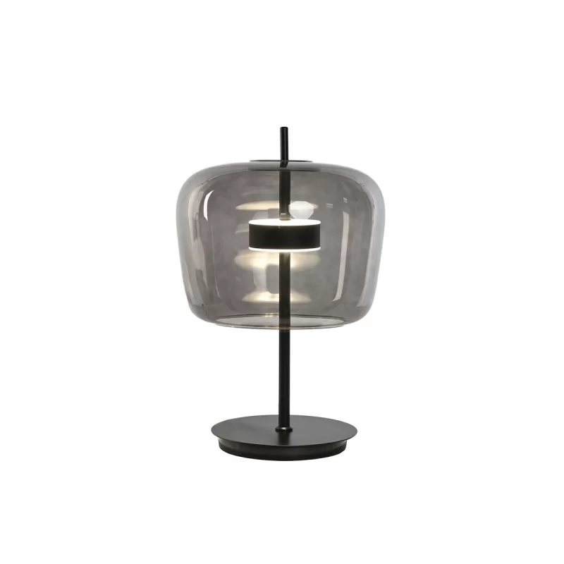 Desk lamp Home ESPRIT Black Golden Metal...